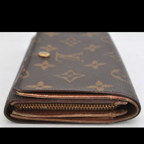 Auth Louis Vuitton Monogram Porte Monnaie Billets Tresor - Picture 4 of 10